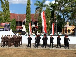 Karutan Selayar dan Jajarannya Hadiri Upacara HUT TNI Ke-79