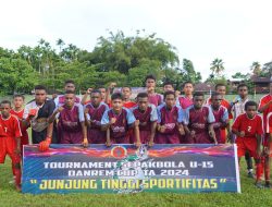 Kasrem 181/PVT Pimpin Upacara Pembukaan Turnamen Sepak Bola U-15 Danrem Cup Dalam Rangka Memperingati HUT TNI Ke-79
