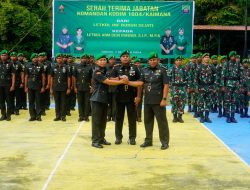 Dandim di Papua Harus Kratif dan Inovatif, Pesan Danrem 182/JO Pimpin Sertijab Dandim 1804/Kaimana