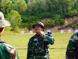 “Latbakjatri Triwulan IV TA 2024 Prajurit Korem 181/PVT Tingkatkan Kemampuan Menembak Menuju Profesionalisme”