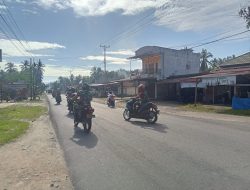 Personil Koramil 03/Sungai Sariak Melaksanakan Patroli, Pengamanan Serta Pengawasan kampanye di wilayah KPU Menjelang Pilkada Serentak wilayah Kab. Padang-Pariaman Tahun 2024