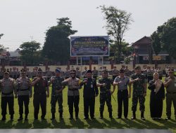 Hadiri Apel Gelar Pasukan Operasi Zebra Candi 2024 Polres Salatiga, Karutan Salatiga : Wujud Sinergitas dan Kolaborasi Antar APH