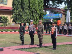 Dandim 1422/Maros Hadiri Apel Gelar Pasukan Operasi Zebra 2024 di Mapolres Maros