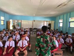 Menggugah Semangat Belajar,Satgas Pamtas Yonzipur 8/SMG Edukasi Pelajar di Malinau tentang Pentingnya Pendidikan di SD 007 Desa Sempayan