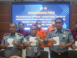 Gelar Operasi “JAGRATARA” Tahap III, Keimigrasian Jateng Amankan 11 Orang WNA