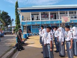 Babinsa Maros Berikan Materi PBB kepada Siswa SMKN 1 Maros