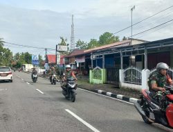 Personil Koramil 01/Pariaman Melaksanakan Patroli, Pengamanan Serta Pengawasan Masa kampanye di wilayah KPU Kota Pariaman Menjelang Pilkada Serentak wilayah Kota Pariaman Tahun 2024