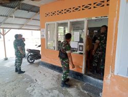 Babinsa Melaksanakan Patroli Wilayah Sebelum Pemilihan Bupati dan wakil Bupati guna Mewujudkan pemilu aman dan damai