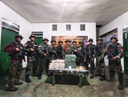 Aksi Tegas Satgas Yonzipur 8/SMG kembali sukses gagalkan penyelundupan di perbatasan