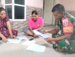 Wujudkan Masyarakat Bersih Dan Sehat,Babinsa Koramil 0907/04 Tartim Sosialisasikan PHBS