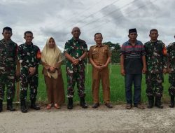 Dandim 1405/Parepare Dampingi Tim Ahli Kodam XIV/Hasanuddin dalam Monev Alsintan dan Pompanisasi di Barru