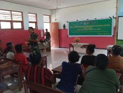 Penguatan Wawasan Kebangsaan oleh Satgas TMMD Ke-122 Kodim 1805/Raja Ampat untuk Warga