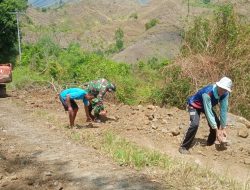 Perintisan Jalan Desa Mamminasae – Desa Mattampa Bulu, Upaya TMMD 122 Penuhi Harapan Masyarakat