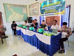 Babinsa Koramil 12/Cina Hadiri Musdes Penetapan Perubahan RPJMDes Ta. 2020-2027