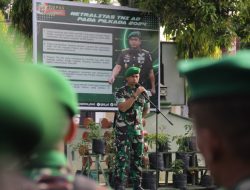Pimpin Apel Gelar Pasukan Jelang Pemilu, Dandim 1407/Bone Tekankan Ke Jajaran Tetap Jaga Netralitas