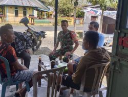 Tingkatkan Silahturahmi, Babinsa Koramil Barebbo Komsos Bersama Warga Binaannya