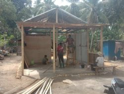 Progres RTLH Kerja Sama Kodim 1407/Bone Dengan Baznas Terus Di Kerjakan Koramil 02/Dua Boccoe