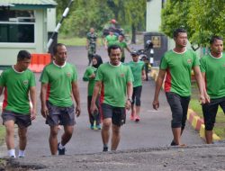 Personel Kodim 1405/Parepare Gelar Olahraga Bersama Setelah Apel Pagi*