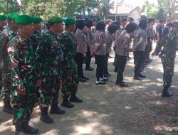 Personil Gabungan Kodim 1404/Pinrang, Polres Pinrang Dan Pemda Laksanakan Pengamanan Kampanya Akbar Paslon Bupati Pinrang
