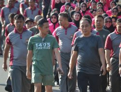 Dandim 1405/Parepare dan Personel Ikuti Syukuran HUT Brimob ke-79 dan Olahraga Bersama