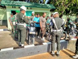 Gandeng POM 1-2/Bantaeng, Kodim 1425 Jeneponto Gelar Pengecekan dan Pemeriksaan Administrasi Kendaraan R2 dan R4