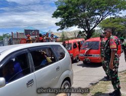 Komitmen Wujudkan Pilkada Damai, Personel Kodim 1425/Jeneponto Bersama Polres Jeneponto Lakukan Pengamanan Kampanye Pilkada 2024