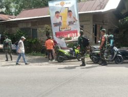 Masuk Masa Tenang, TNI-Polri di Kabupaten Pinrang Kawal Pelepasan Alat Peraga Kampanye