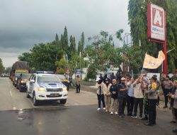 Dandim 0904/Paser Lepas Pendistribusian Logistik Pemilu Ke 9 Kecamatan Di Kabupaten Paser