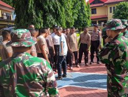 Kodim 1422/Maros Bersama Polres Maros Gelar Latihan Terintegrasi untuk Ciptakan Kondisi Aman Jelang Pilkada