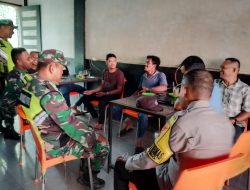 Babinsa dan Bhabinkamtibmas Gelar Patroli Gabungan Jelang Pilkada Serentak di Tiro