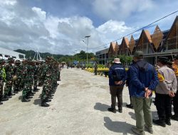 Pendistribusian Logistik. Kodim 1805/Raja Ampat Mendukung Tahapan Pilkada Serentak Tahun 2024