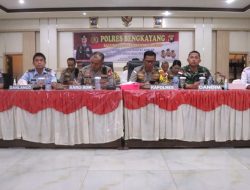 Danlanud Had Ikuti Vicon Kapolri Bahas Kesiapan Pengamanan Pilkada Serentak 2024 di Polres Bengkayang