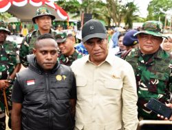 Letkol Inf Johny Nofriady Dampingi Menteri Pertanian RI Apel Brigade Pangan dan Penyerahan Alsintan