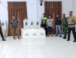 Babinsa Desa Camba Camba Kawal Pendistribusian Logistik Pilkada Serentak tahun 2024