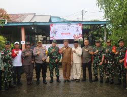 Pastikan Aman Dan Lancar,Dandim 0907/Trk Dan Unsur Forkopimda Tinjau TPS Pilkada 2024