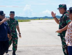 Danrem 182/JO Dampingi Pangdam XVIII/Kasuari Pengawasan Pencoblosan Pilkada 2024 di Fakfak