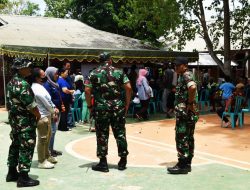 Pastikan Berjalan Lancar, Dandim Merauke Tinjau TPS di Kota Merauke