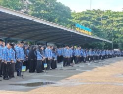 Dandim 1422/Maros Hadiri Peringatan HUT Ke-53 Korpri di Lapangan Pallantikang
