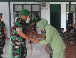 Dandim 1404/Pinrang Pimpin Upacara Pelepasan Prajurit Purna Tugas