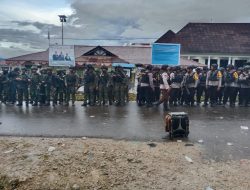 APEL GABUNGAN SELURUH JAJARAN TNI-POLRI YANG BERADA DI KAB.PANIAI MELAKSANAKAN APEL GABUNGAN DALAM RANGKA MENGANTISIPASI SITUASI KAMTIBMAS DI WILAYAH KABUPATEN PANIAI