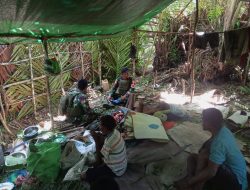Tembus Belantaran Hutan Papua, Satgas Yonif 512/QY Respons Cepat Permintaan Pelayanan Kesehatan
