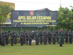 Dandim 0904/Paser Pimpin Upacara Awal Bulan Desember 2024 Di Kodi