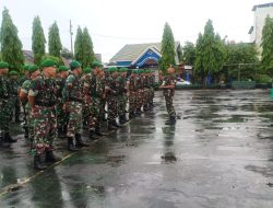 Antisipasi Bangsit Pasca Pikada Serentak, Personel Kodim 1404/Pinrang Disiagakan