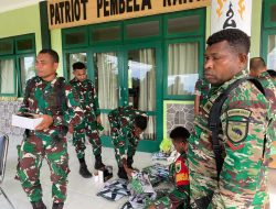 Sosok Pemimpin Peduli Anggota, Kodim 1805/Raja Ampat Gelar Penyerahan Baju trening Kepada Prajurit Dan PNS