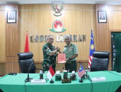 Komandan Korem 092/Mrl Sambut Kunjungan Bilateral Bersama TDM