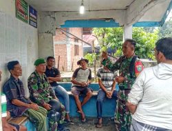 Babinsa Koramil 16/Tangse Jalin Komsos dengan Tokoh Pemuda di Neubok Baduek