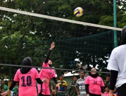 Persit Kodim Merauke Raih Juara 2 Pada Lomba Volly Hari Ibu 2024