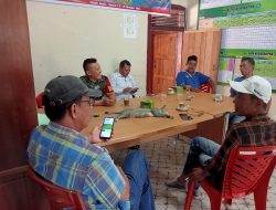 Jalin Silaturahmi, Babinsa Komsos Dengan Perangkat Nagari