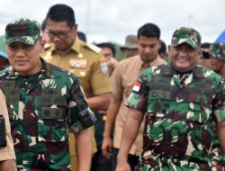 Letkol Inf Johny Nofriady Sambut Kunker Komisi IV DPR RI Panen Raya di Merauke