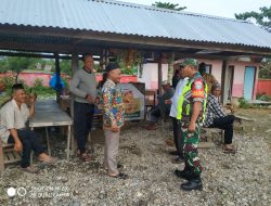 Babinsa Koramil 17/Geumpang Jalin Komunikasi Erat dengan Tokoh Masyarakat Desa Bangkeh